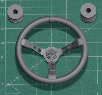 1:8 Momo Prototipo Deep Racing Lenkrad