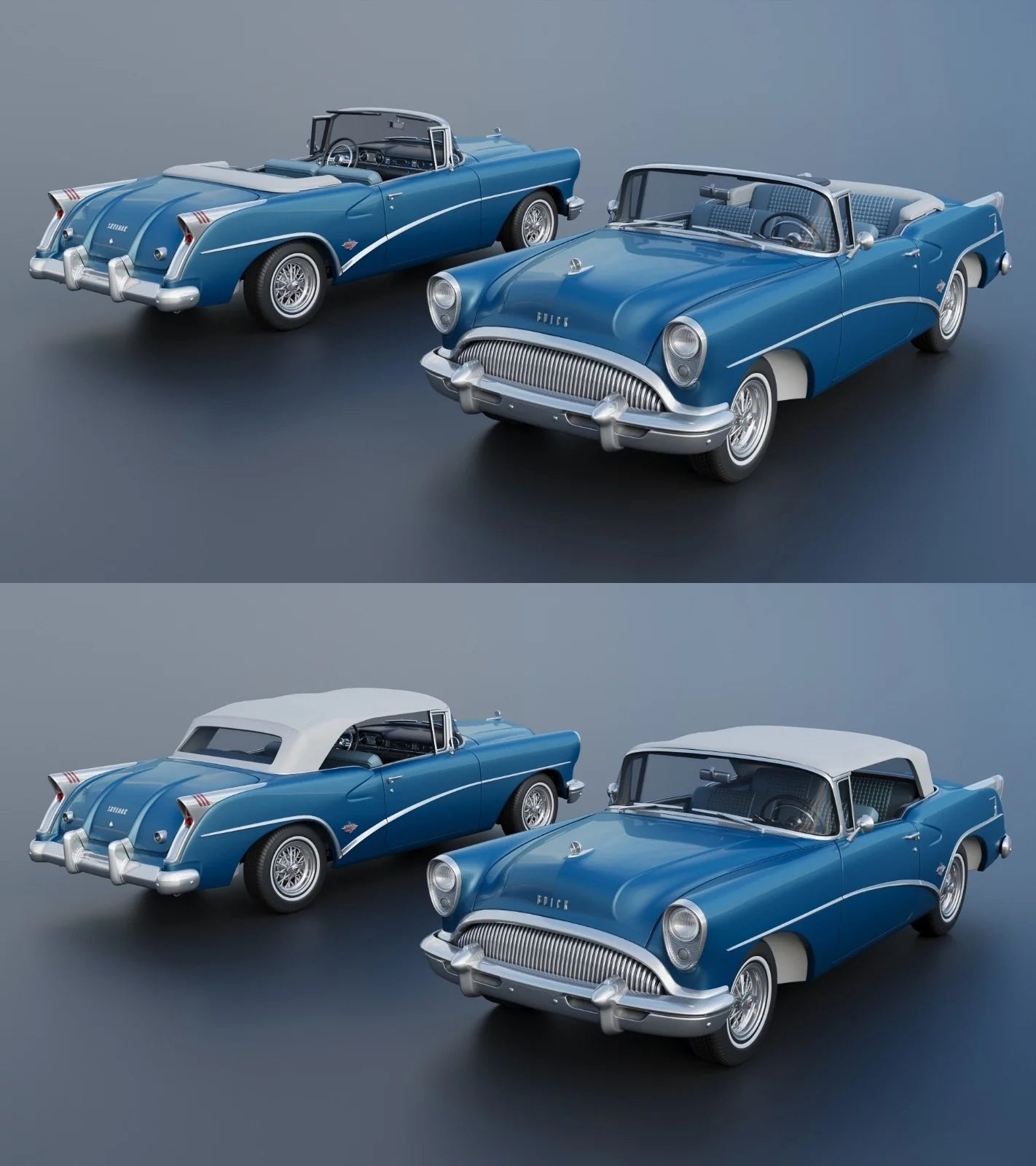 1:8  1954 Buick Skylark Convertible Resin Model Kit