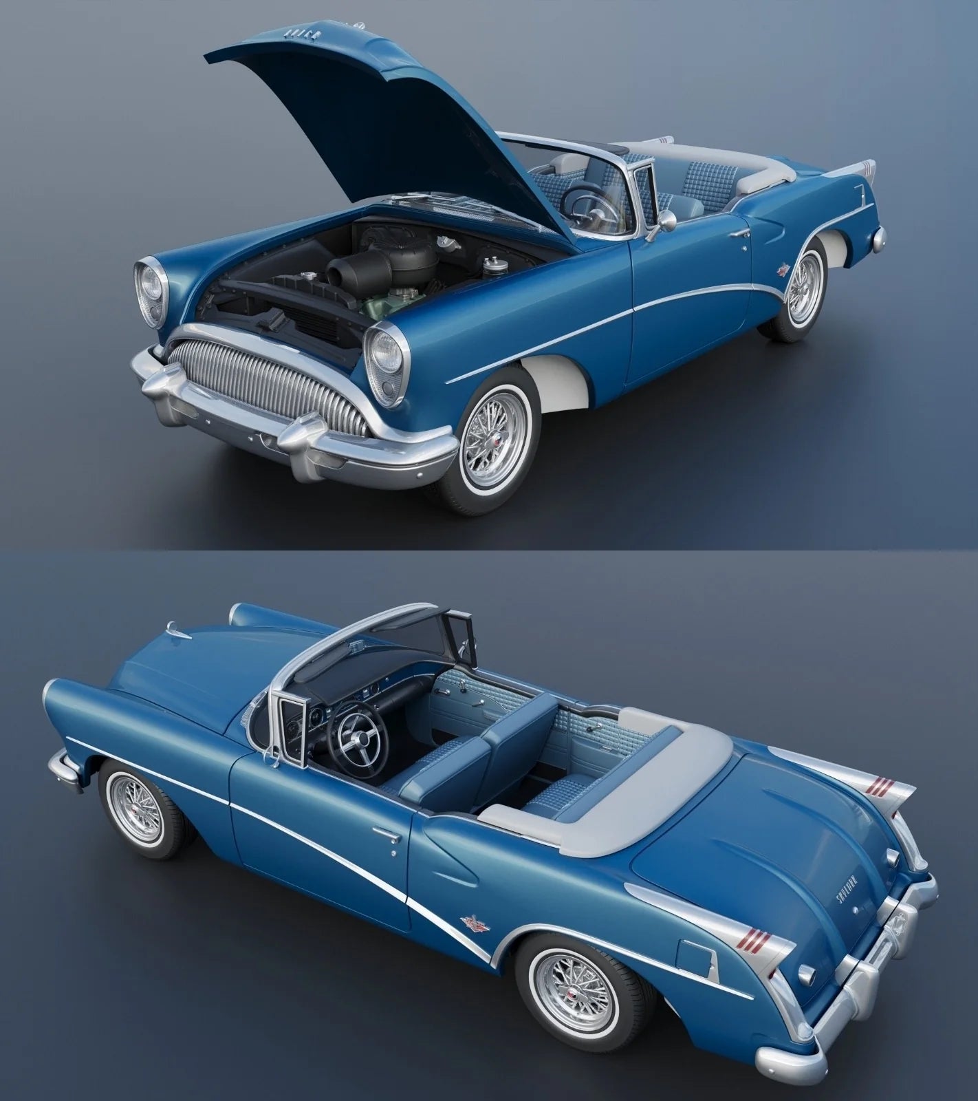 1:8  1954 Buick Skylark Convertible Resin Model Kit