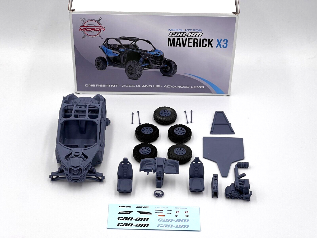 1:25 Can-Am Maverick X3 Resin Model Kit – MicronModeling