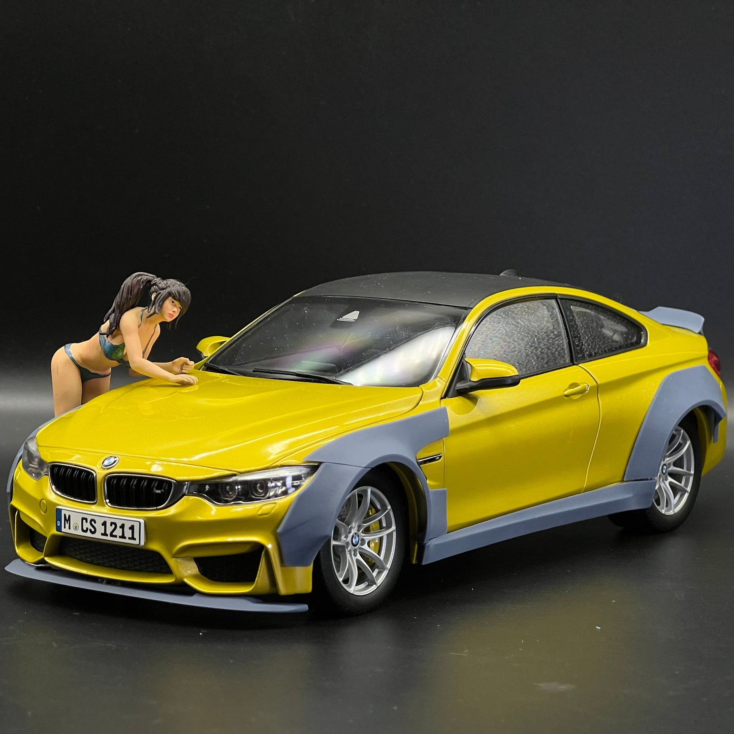 1:18 BMW M4 F82 Widebody Kit Transkit