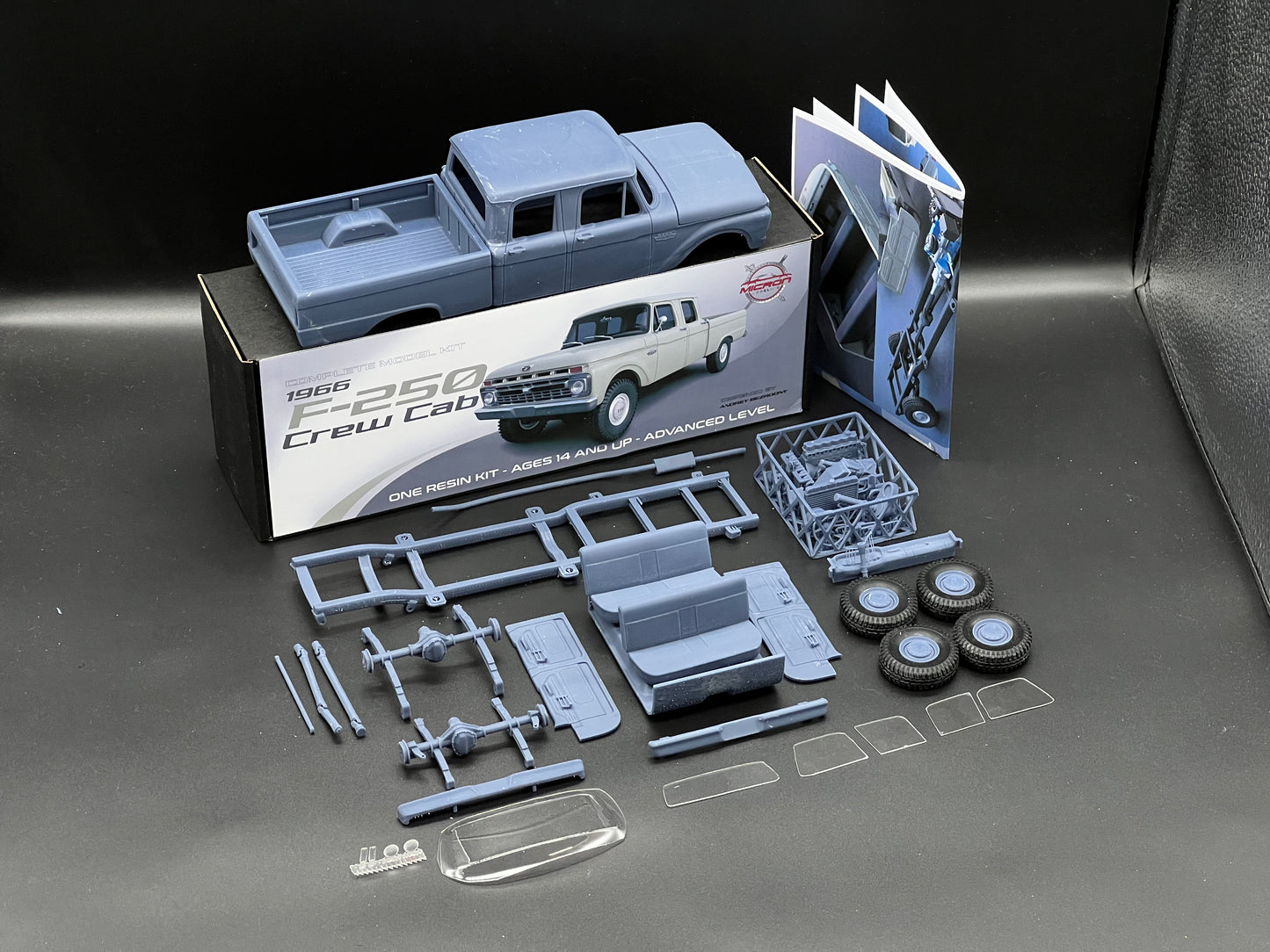 1:25 1966 Ford F-250 Crew Cab Truck Modellbausatz