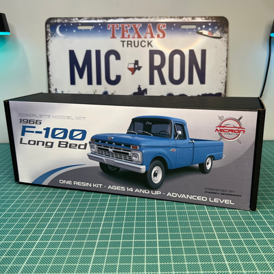 1:25 1966 Ford F-100 Long Bed Truck Model Kit