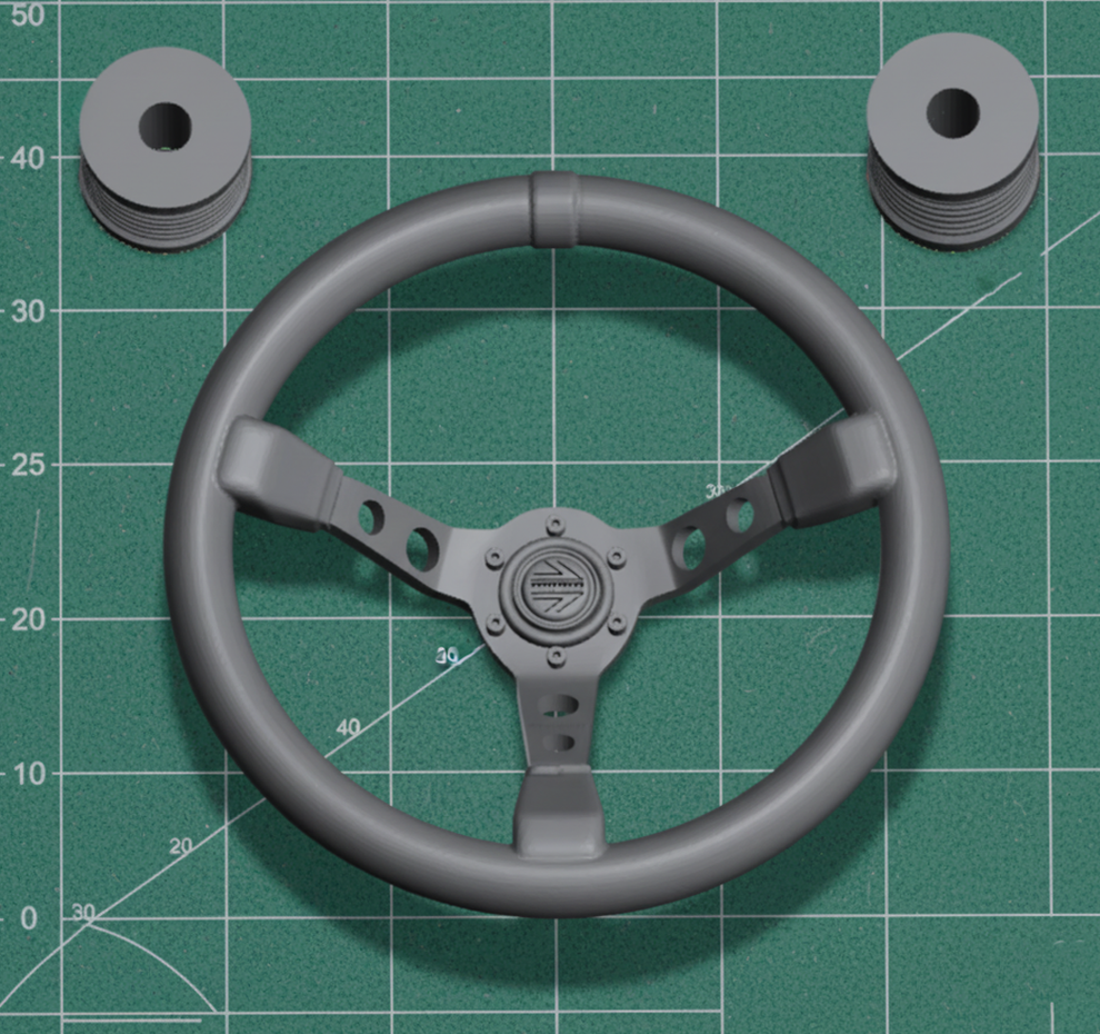 1:8 Momo Prototipo Deep Racing Steering Wheel – MicronModeling
