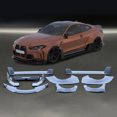 1:24 BMW M4 G82 Widebody Kit Transkit