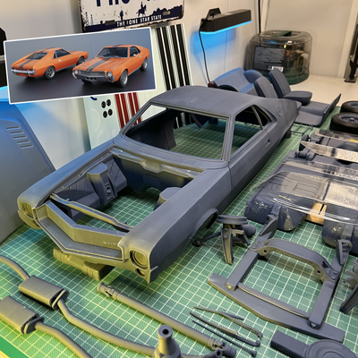 1:8 Scale 1968 AMC AMX Resin Model Kit