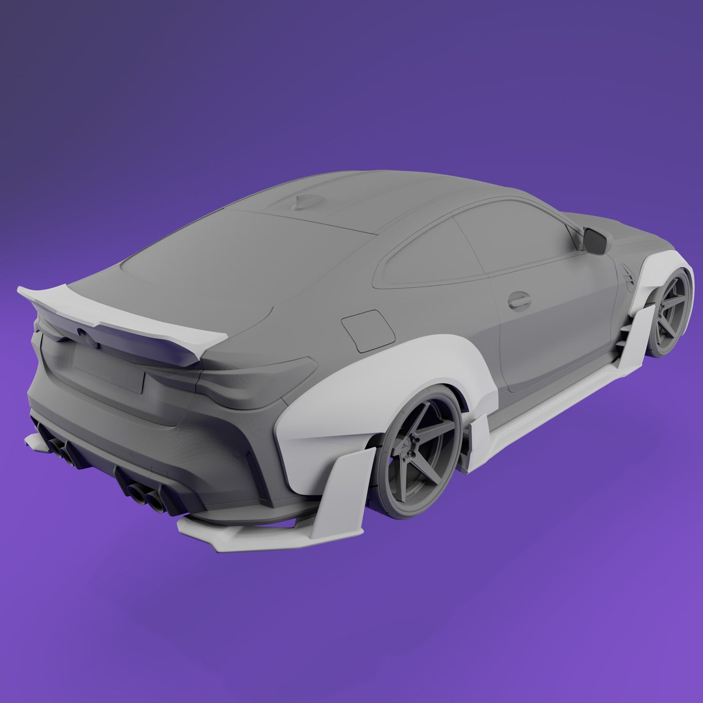 1:18 BMW M4 G82 Widebody Kit Transkit