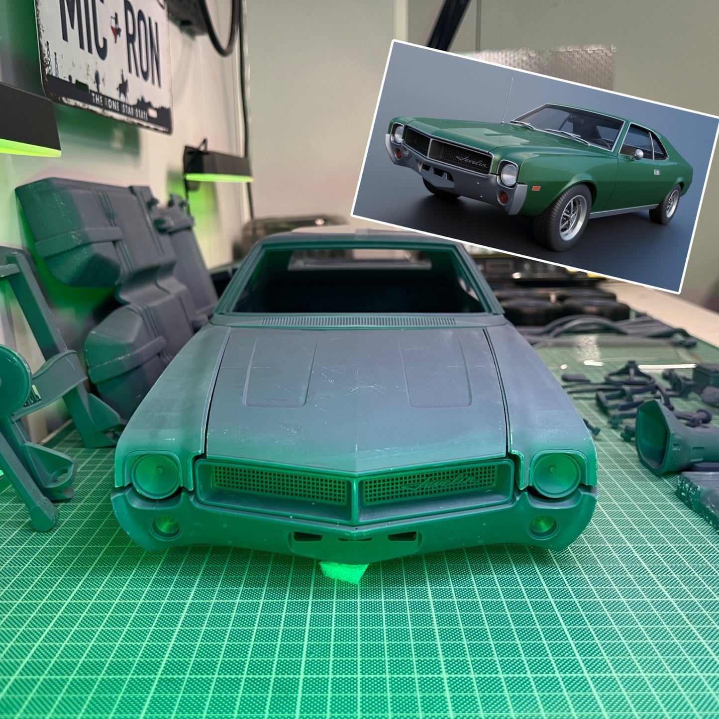 1/25 1968 AMC Javelin Premium Modellbausatz
