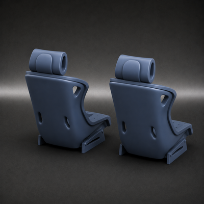 Porsche 911 Singer DLS -Style Model Car Racing Seats