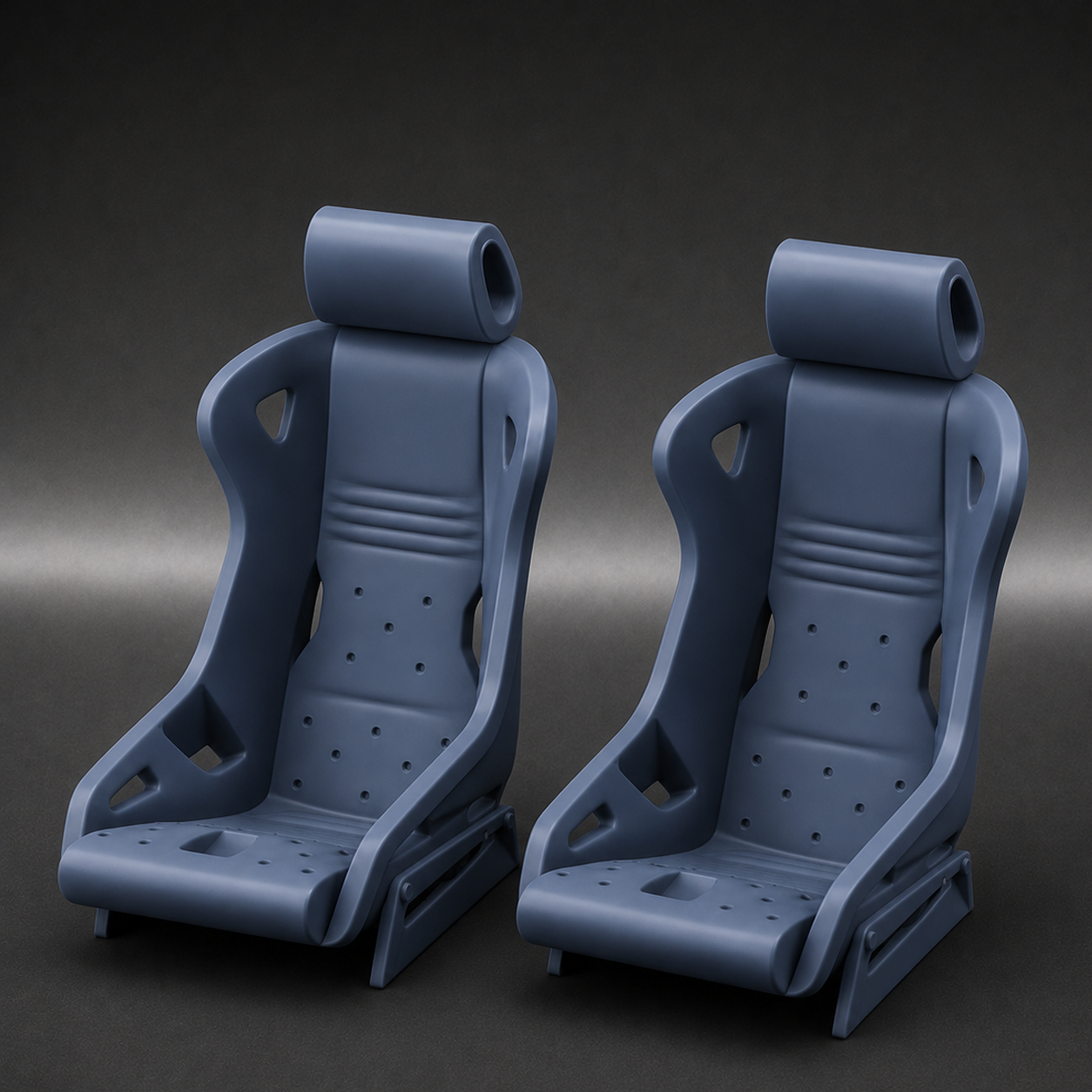 Porsche 911 Singer DLS -Style Model Car Racing Seats