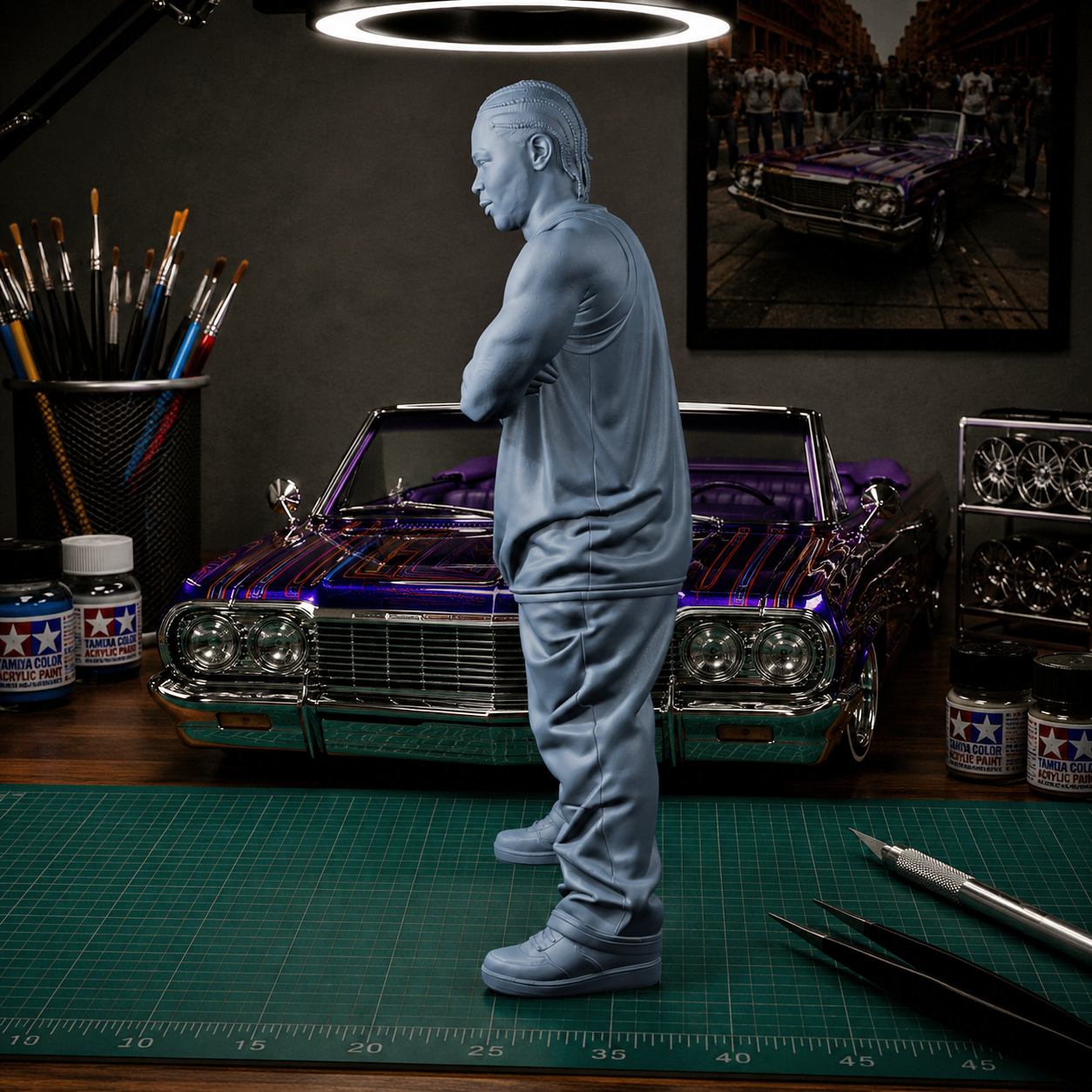X-Zibit Resin Figure - Pimp Your Ride